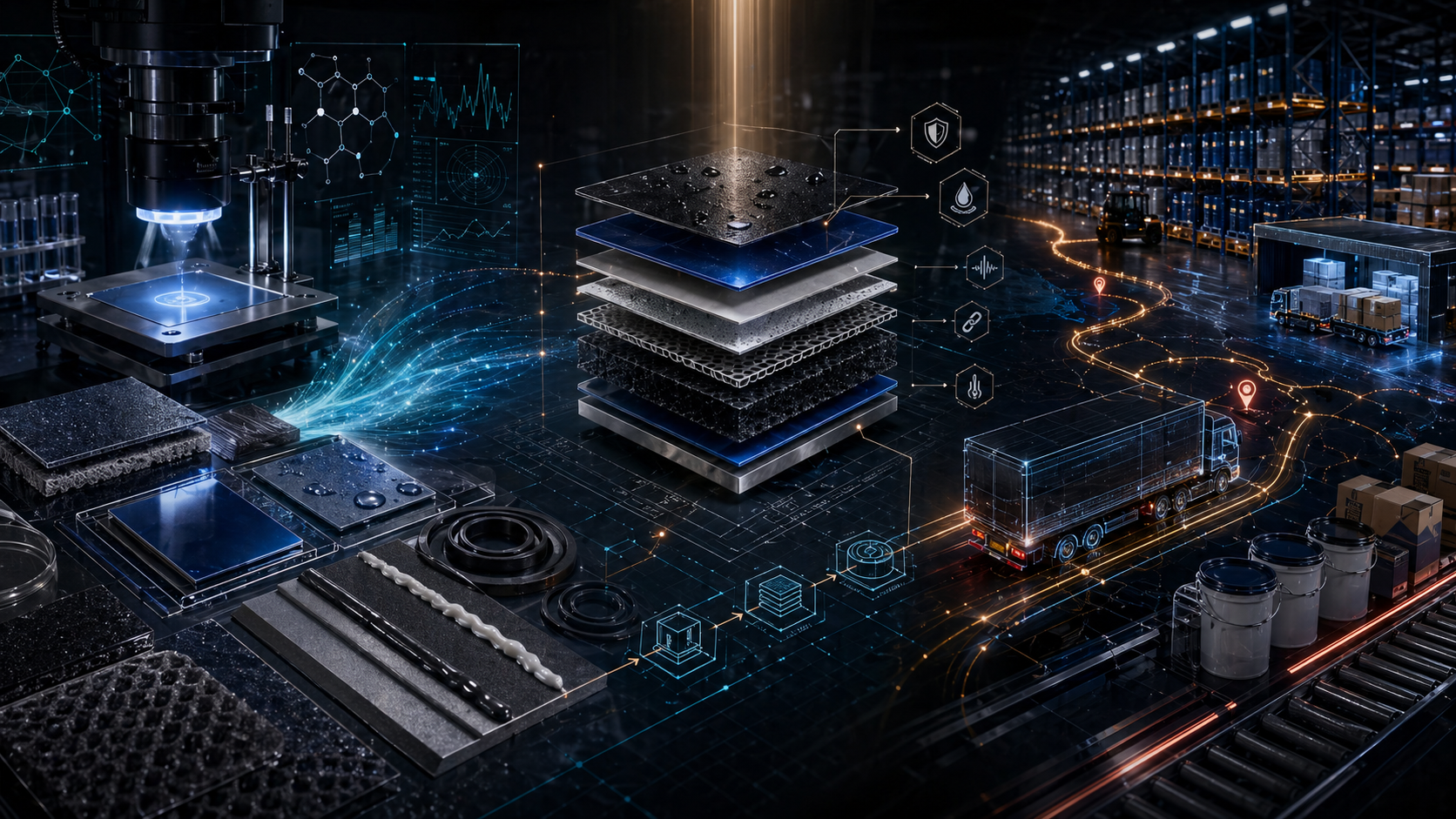 Маршрут от лаборатории до логистики